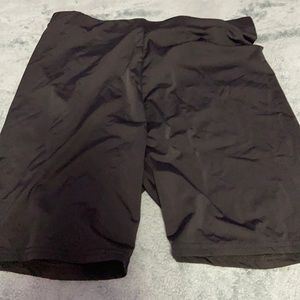 Black biker shorts